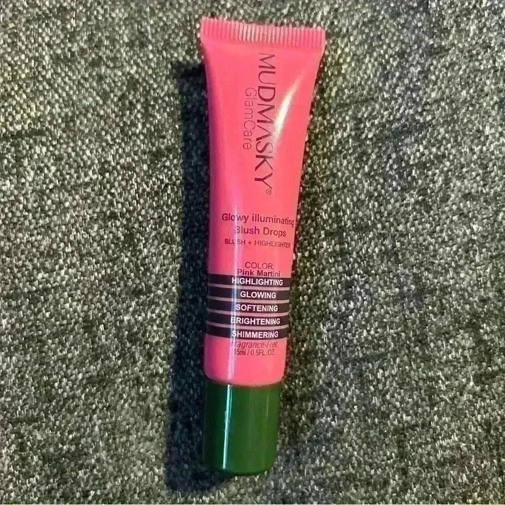 Mudmasky Illuminating Blush Drops Pink Martini Brand New